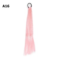 Резинка с косичками 40см 8шт светло-розовая (31412)