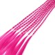 Резинка с косичками 40см 8шт малиновая (31413)
