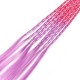 Резинка с косичками 40см 8шт малиново-розовая (31416)