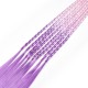 Резинка с косичками 40см 8шт розово-фиолетовая (31418)