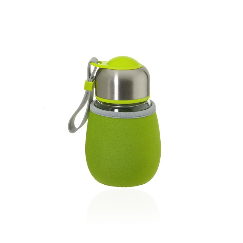 Стеклянная бутылочка для напитков 400мл (23174) вариант 02