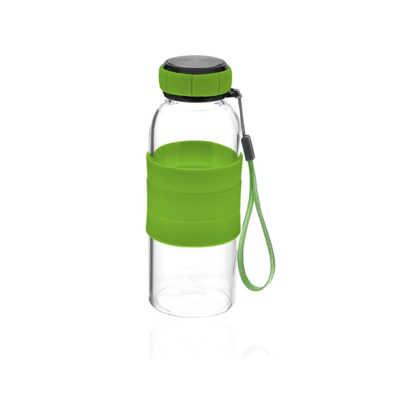 Стеклянная бутылочка для напитков 360мл (23296) вариант 03