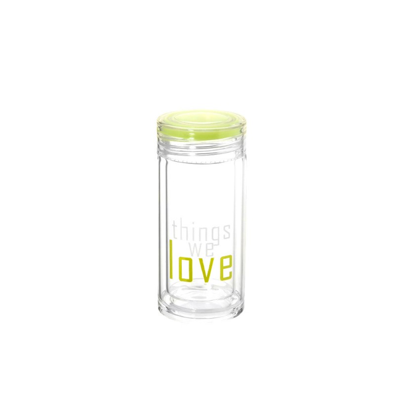 Стеклянная бутылочка для напитков Love 230мл (23274) вариант 03