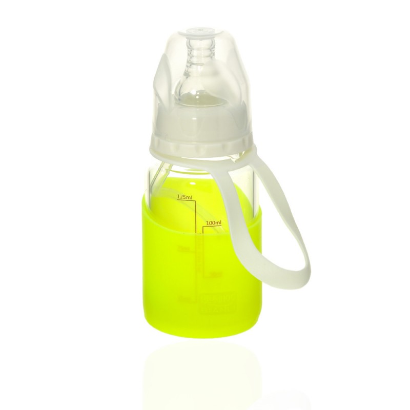 Бутылочка с соской стеклянная 150мл (23324) вариант 02