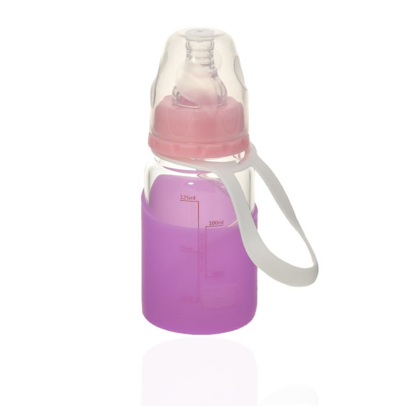 Бутылочка с соской стеклянная 150мл (23324) вариант 04