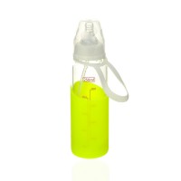 Бутылочка с соской стеклянная 250мл (23325) вариант 02