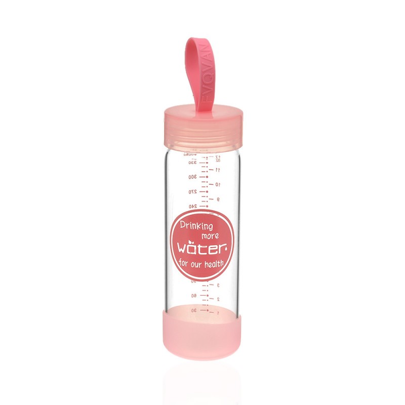 Стеклянная бутылочка для напитков Water 400мл (23307) вариант 01