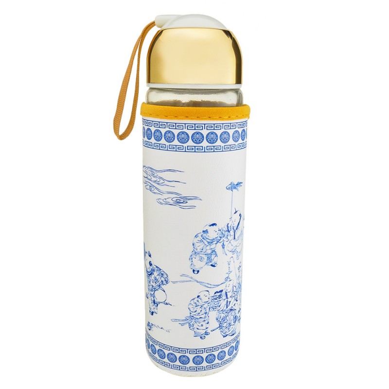 Стеклянная бутылочка для напитков 500мл (23182) вариант 02