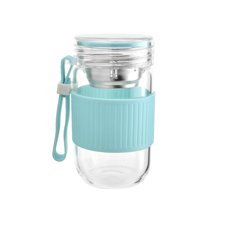 Стеклянная бутылочка для напитков 280мл (23183)