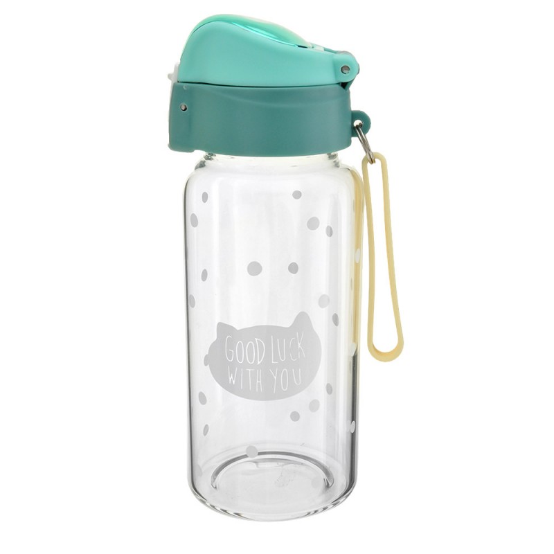 Стеклянная бутылочка для напитков 360мл (23184) вариант 04