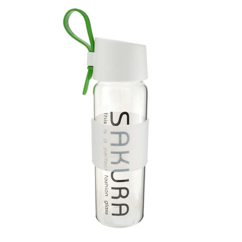 Стеклянная бутылочка для напитков Sakura 490мл (23185) вариант 01