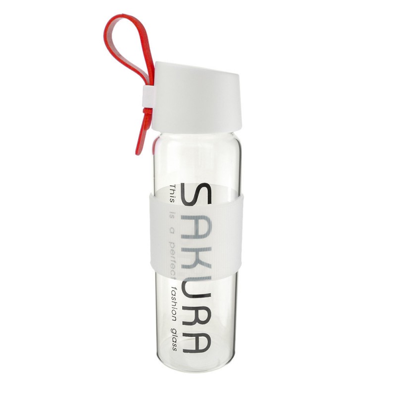 Стеклянная бутылочка для напитков Sakura 490мл (23185) вариант 03