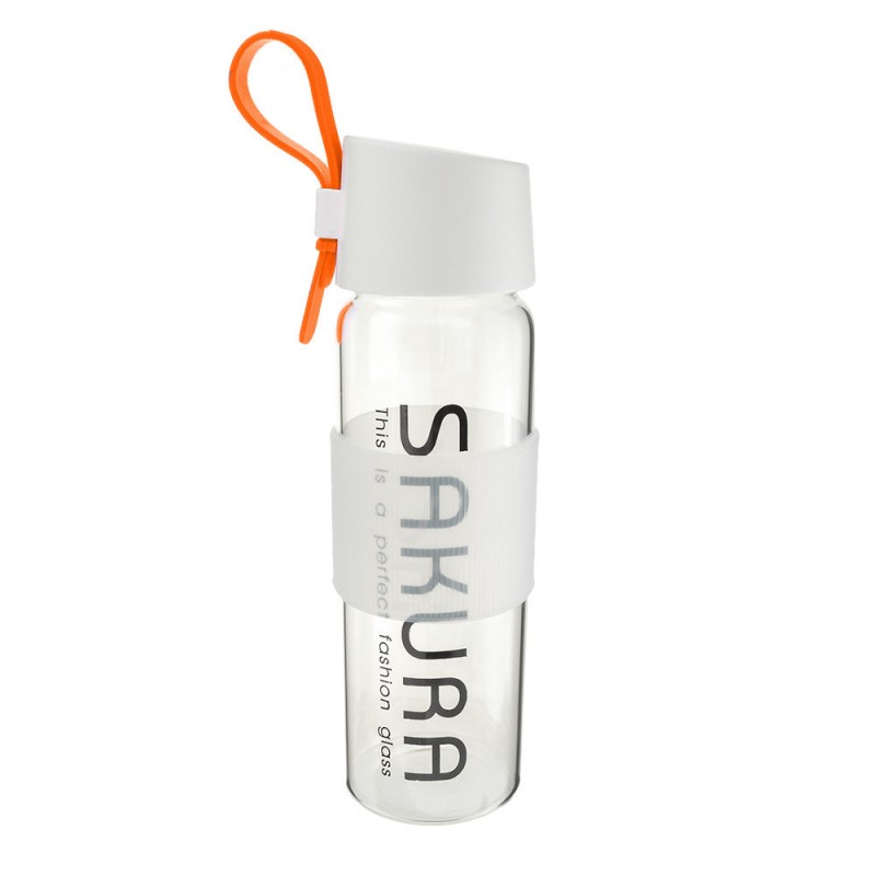 Стеклянная бутылочка для напитков Sakura 490мл (23185) вариант 04