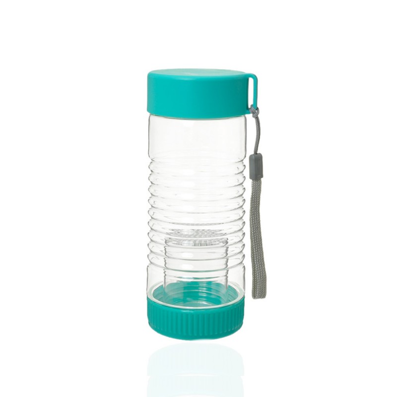 Пластиковая бутылочка с заварником 450мл (23208) вариант 02