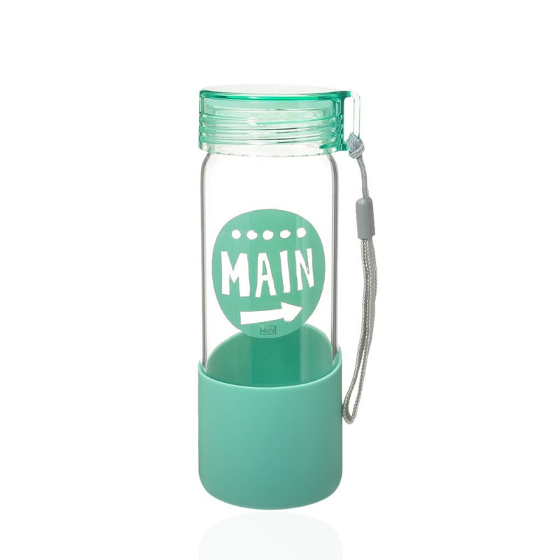 Стеклянная бутылочка для напитков Main 350мл (23306) вариант 04