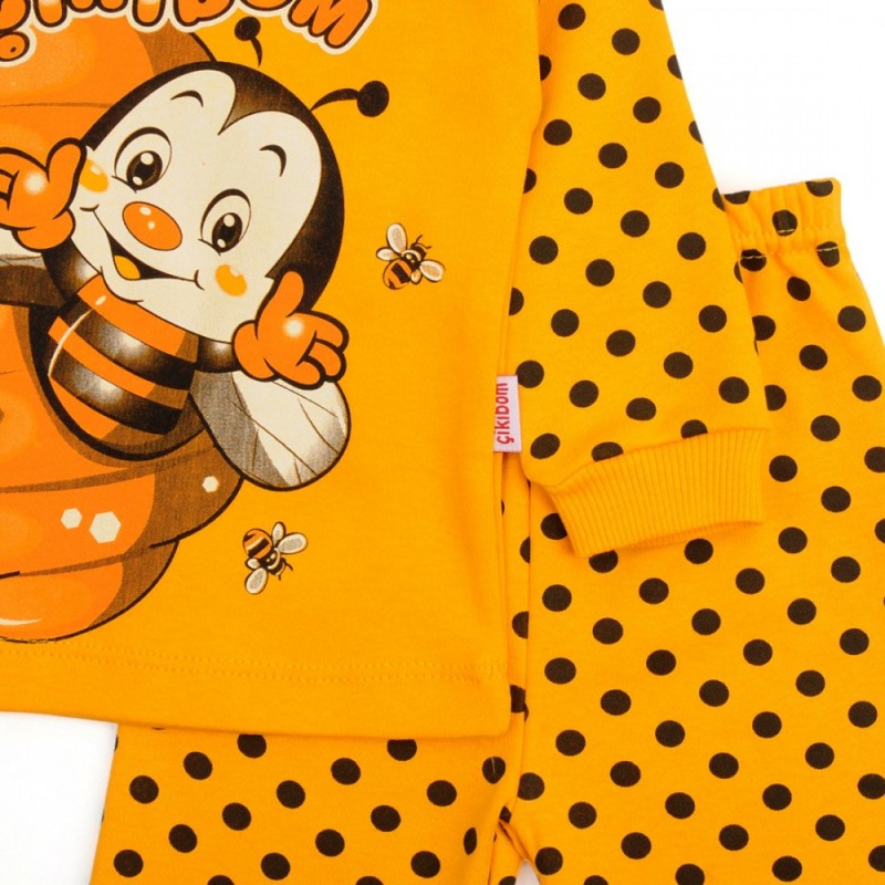 Набор детских костюмов Пчёлка оранжевый (ростовка 3шт) (19836)