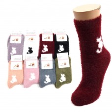 Набор подростковых теплых носков норка 32-37 по обуви (27977)