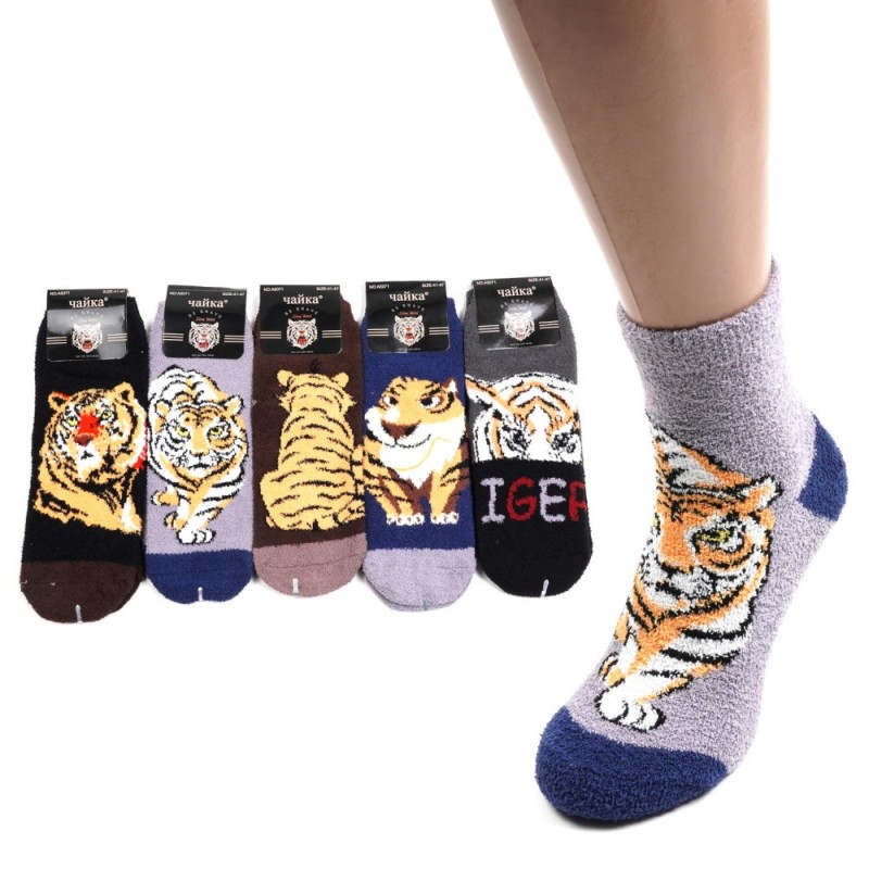 Набор мужских махровых носков 41-47 по обуви (23866)