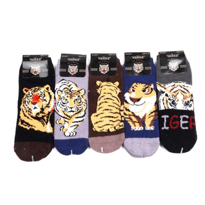 Набор мужских махровых носков 41-47 по обуви (23866)