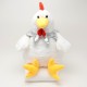 Игрушка-плед Курочка 3в1 28613 белый (45см)