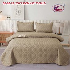 Стёганое покрывало 200x220cm +2 наволочки 50x70cm (30061)