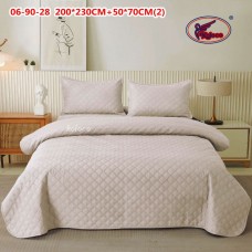 Стёганое покрывало 200x220cm +2 наволочки 50x70cm (30062)