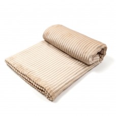 Плед микрофибра 150x200cm (30487) бежевый