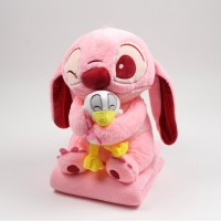 Плед-подушка игрушка 3в1 Стич 40см (30840)