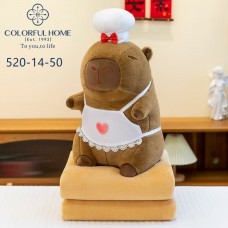 Плед-подушка игрушка 3в1 Капибара 31248 (47см)