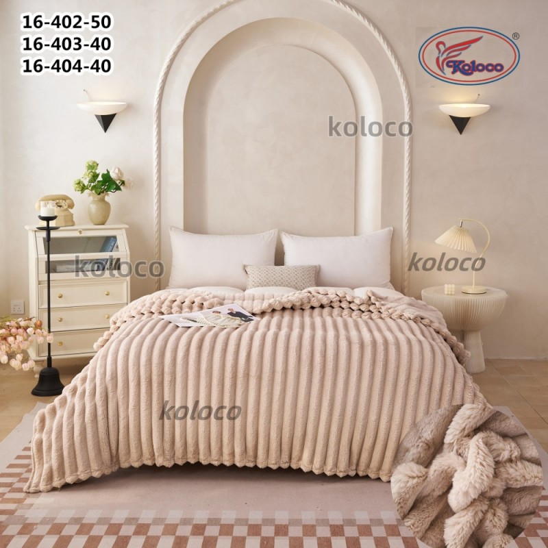 Кремовый королевский шарпей в сумке 200х220см 5см полоска (31971)