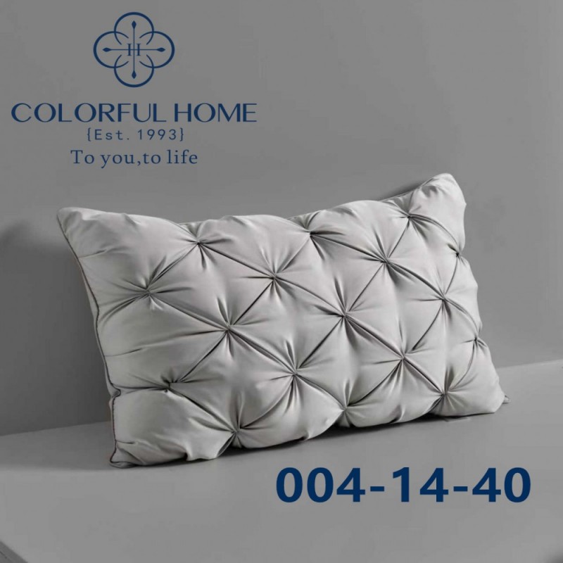 Подушка серая тесто анатомическая зефирка 48х74см (31195)