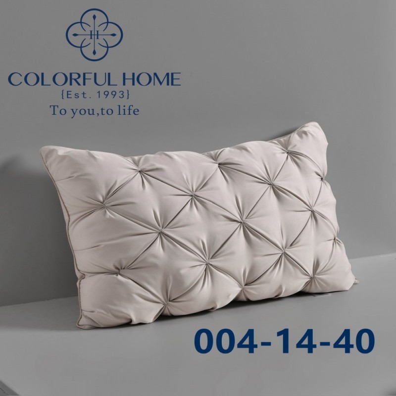 Подушка бежевая тесто анатомическая зефирка 48х74см (31197)