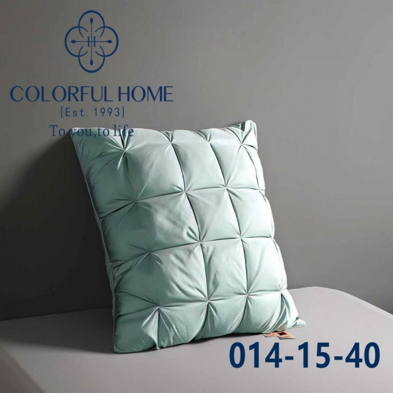 Подушка нежно салатовая тесто анатомическая зефирка 70х70см (31202)