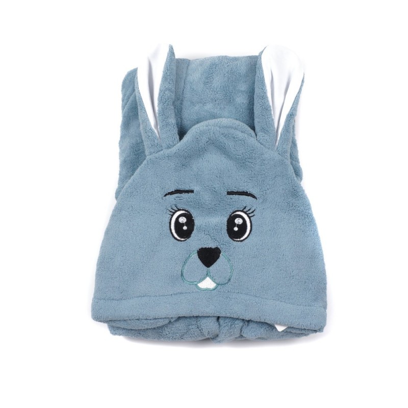 Банный детский халат микрофибра 24486 цвет бутылочный