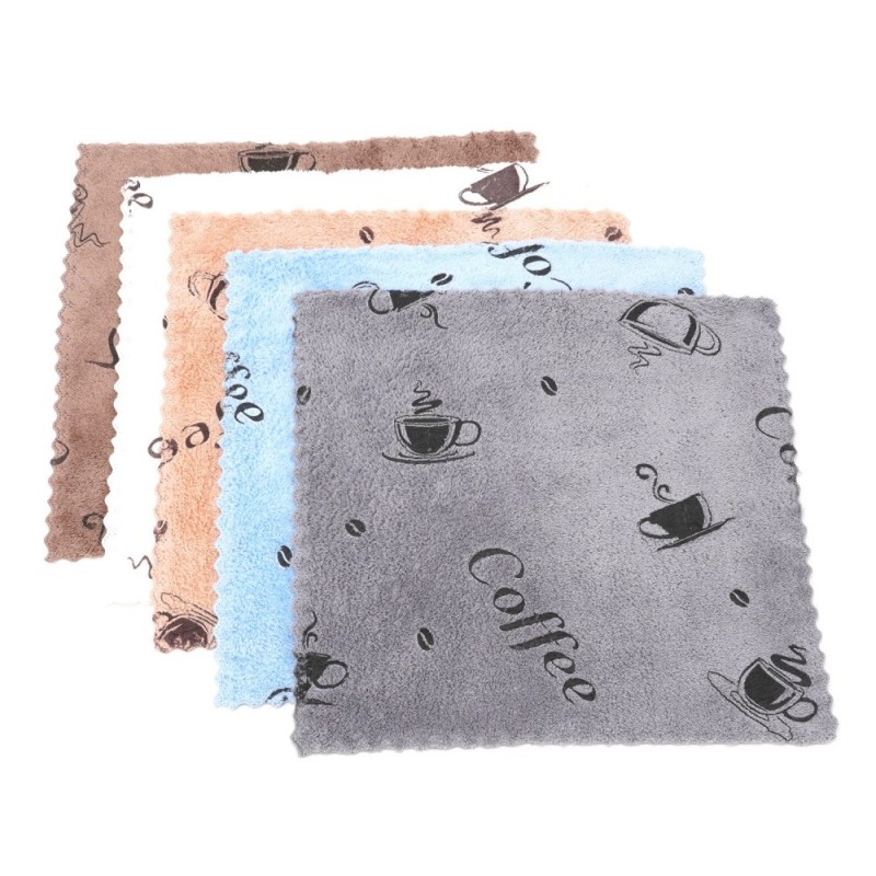 Набор кухонных салфеток из микрофибры 30x30см (26710)