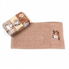 Набор кухонных махровых полотенец 25x50см (30055)