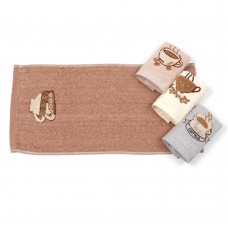 Набор кухонных махровых полотенец 25x50см (30249)