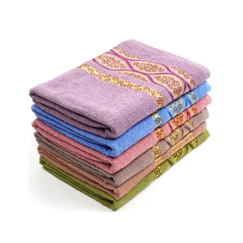 Набор махровых банных полотенец 65х135см (31238)