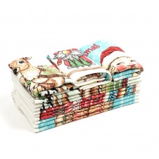 Набор кухонных полотенец лён-махра 35x70см (31256)