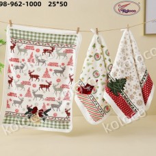 Набор кухонных полотенец из микрофибры 25x50см (31320)