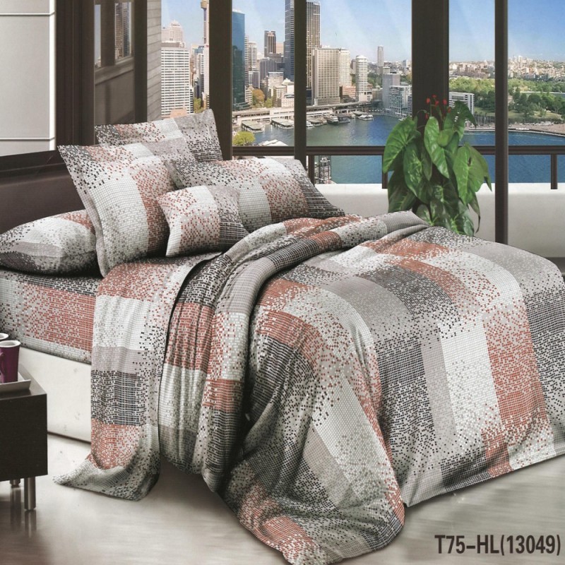 Бюджетное постельное белье Ваш сон полуторное Бязь (31386)