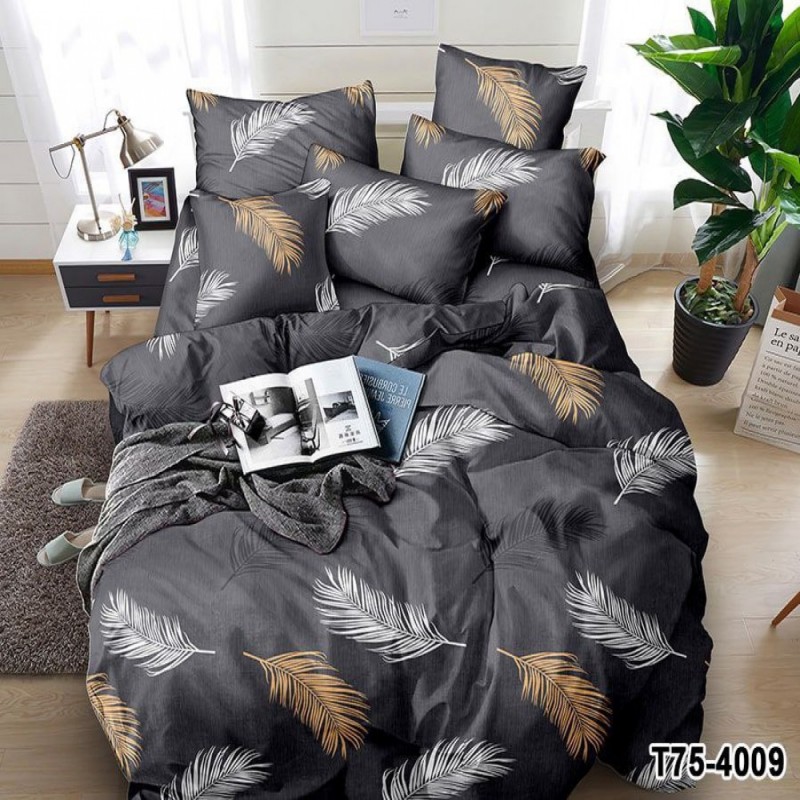 Бюджетное постельное белье Ваш сон полуторное Бязь (31388)