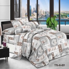 Бюджетное постельное белье Ваш сон полуторное Бязь (31391)