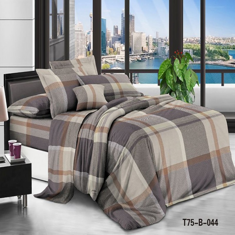 Бюджетное постельное белье Ваш сон полуторное Бязь (31395)