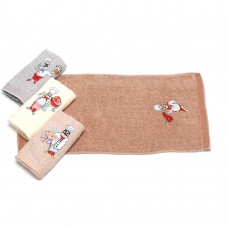 Набор кухонных махровых полотенец 25x50см (31402)