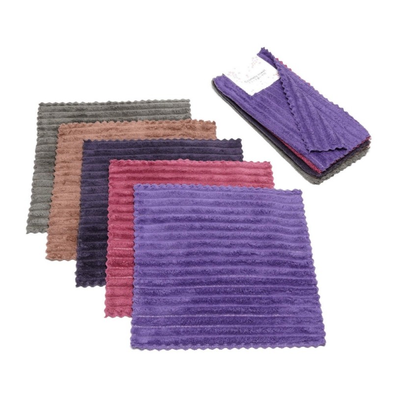 Набор кухонных салфеток из микрофибры 30x30см (31887)