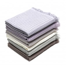 Набор вафельных банных полотенец 65х135см (32020)