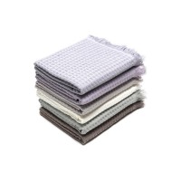 Набор вафельных лицевых полотенец 45х90см (32021)