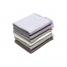 Набор вафельных лицевых полотенец 45х90см (32021)