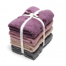 Набор махровых банных полотенец 65х135см (32034)